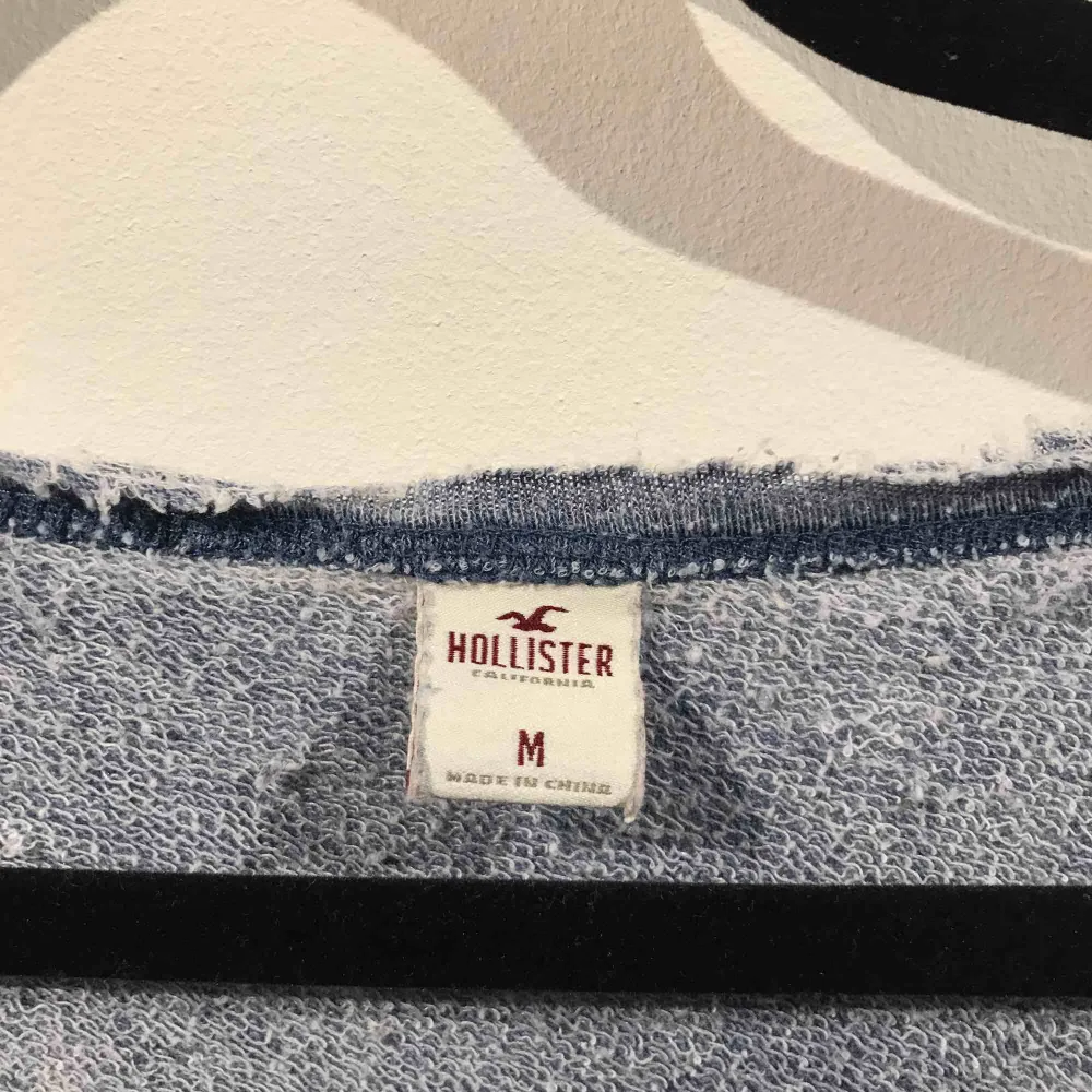 Blå t-shirt från Hollister, väldigt skönt material. Stolek L. Priset är med frakt inräknat. T-shirts.