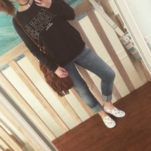  - Snygga slip-ons från american eagle outfitters, knappt använda!