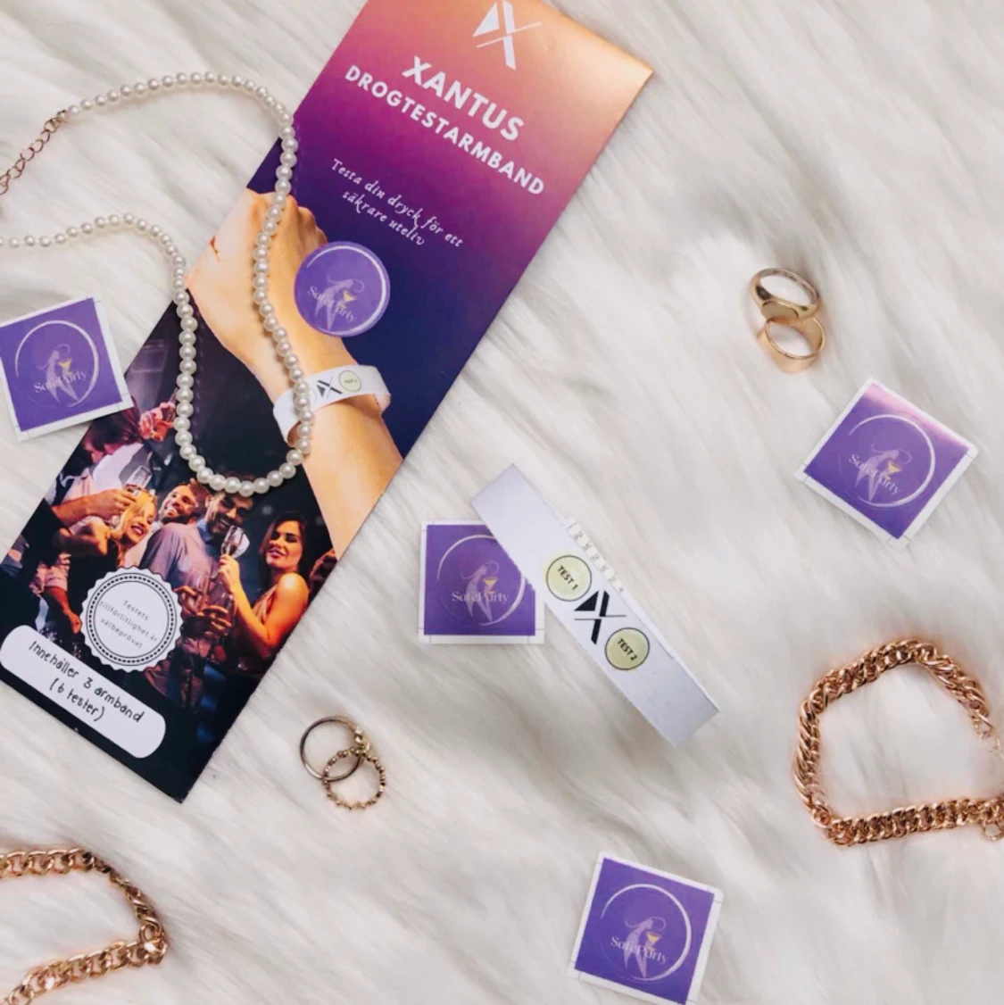 Drogtestarmband som testar din dryck! 