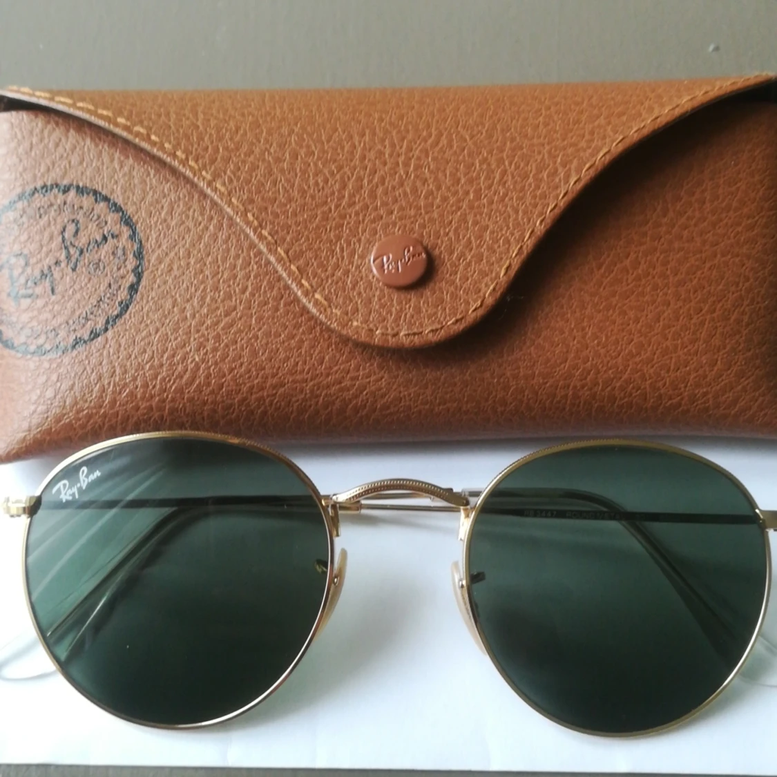 Ray-Ban 3447 round metal