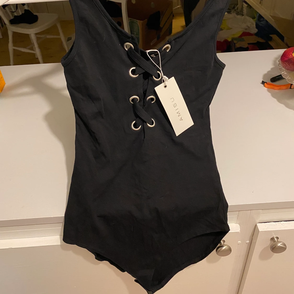 Body med snörning S - 91