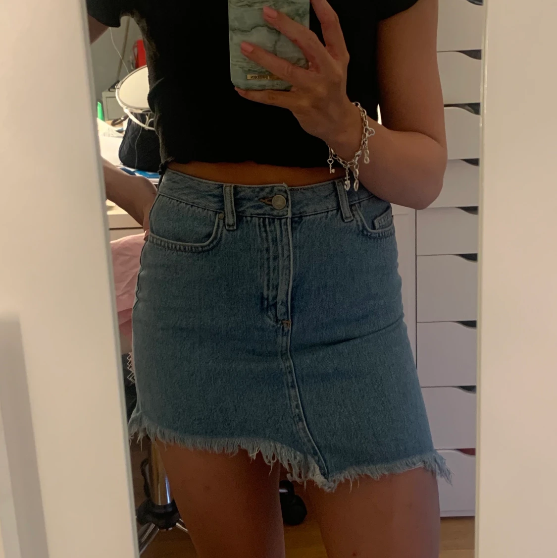 Jeans kjol från Linn Ahlborg x Nakd