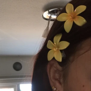 Klämmor - Söta klämmor i form av en gul blomma! Båda för 25kr eller en för 15! +11kr frakt! 💛