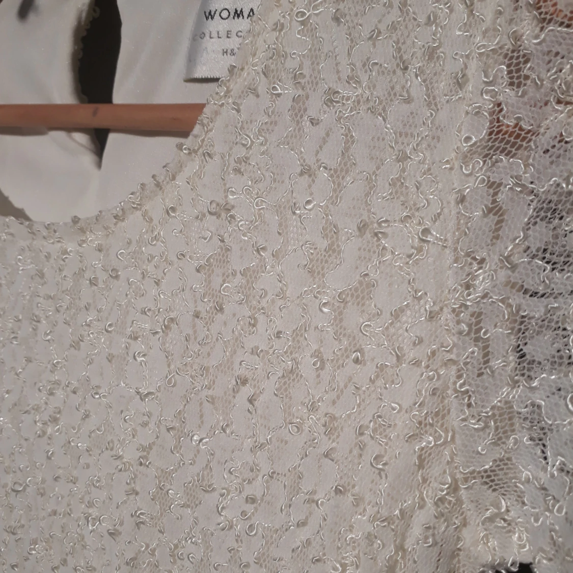 Vit lång klänning - 91