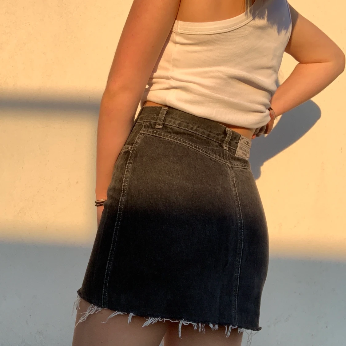 Svart jeanskjol - 91