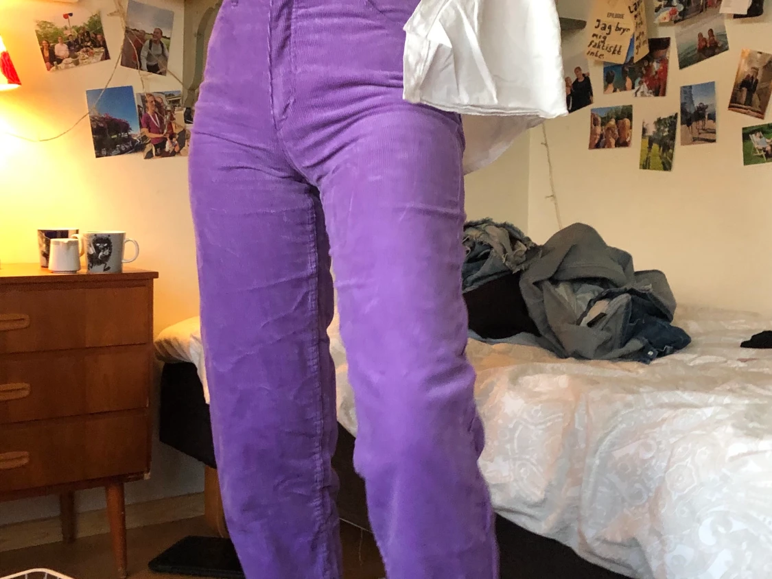 💜lila manchesterbyxor💜 - 90