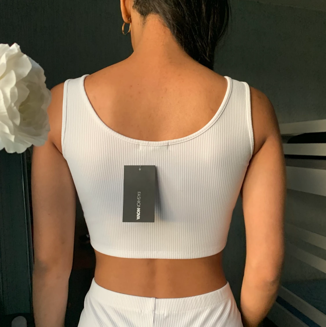 Vitt Fashion Nova set / co ord - 91