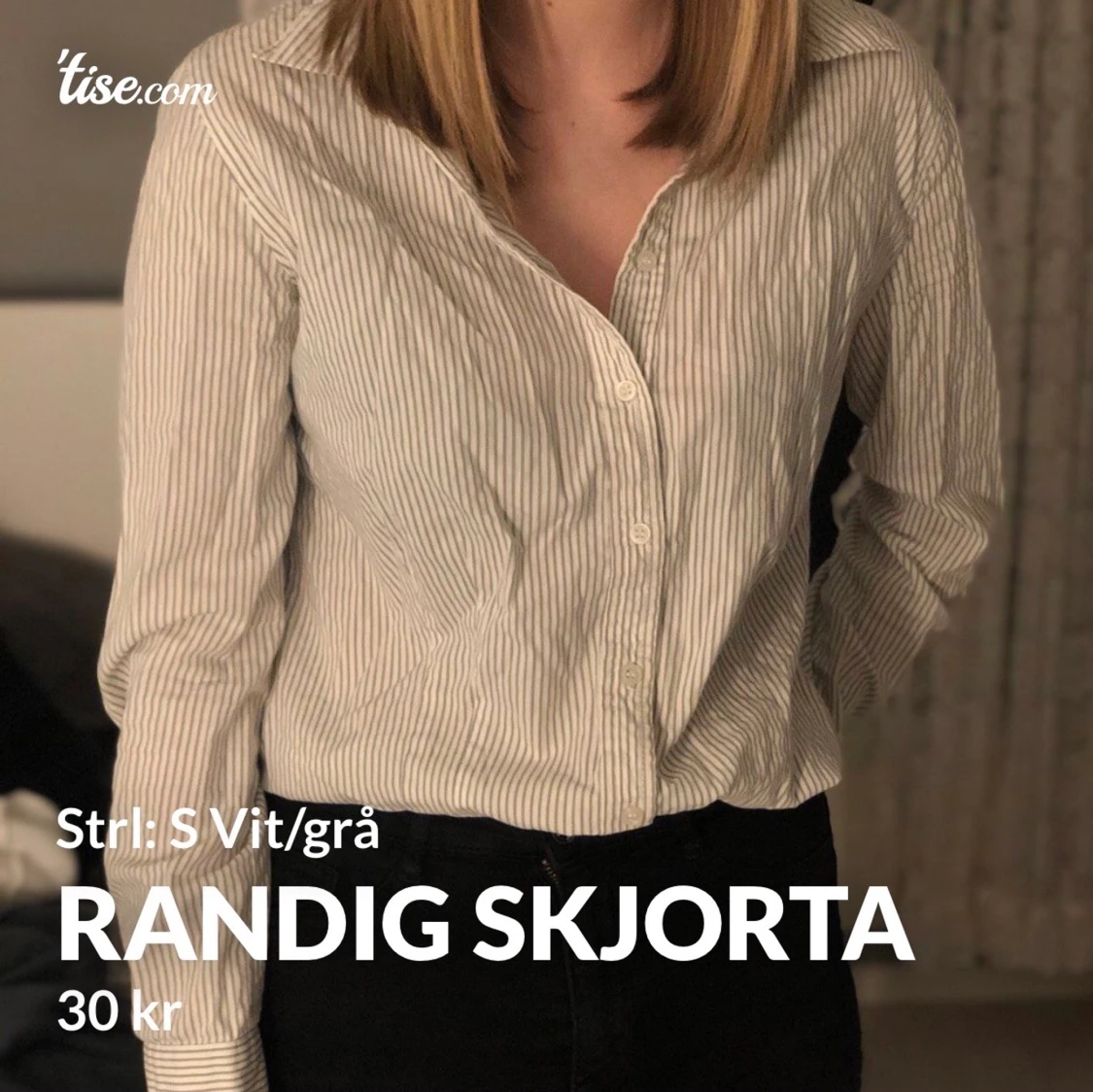 Randig skjorta