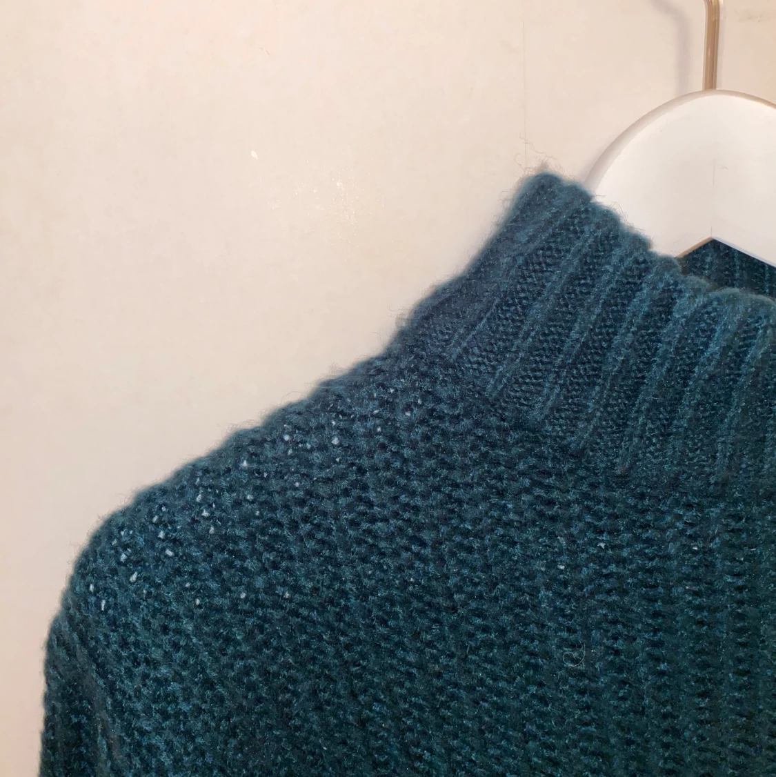 Grön stickad tröja - 91