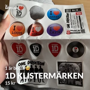 One direction klistermärken  - En är borta
