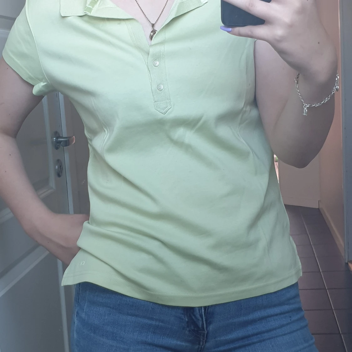 Lime grön Calvin Klein t-shirt