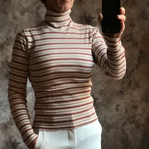 Flerfärgad polotröja, xs - Tunn flerfärgad polotröja