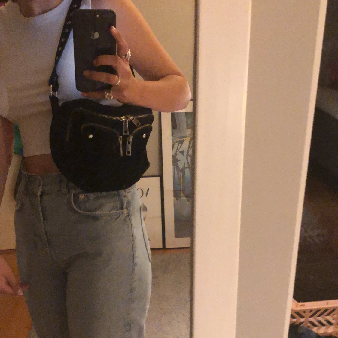 Ellie new suede bag black