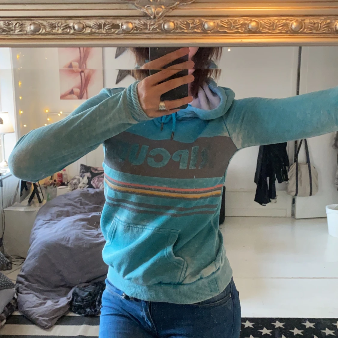 Blåsliten hoodie💙 - 91