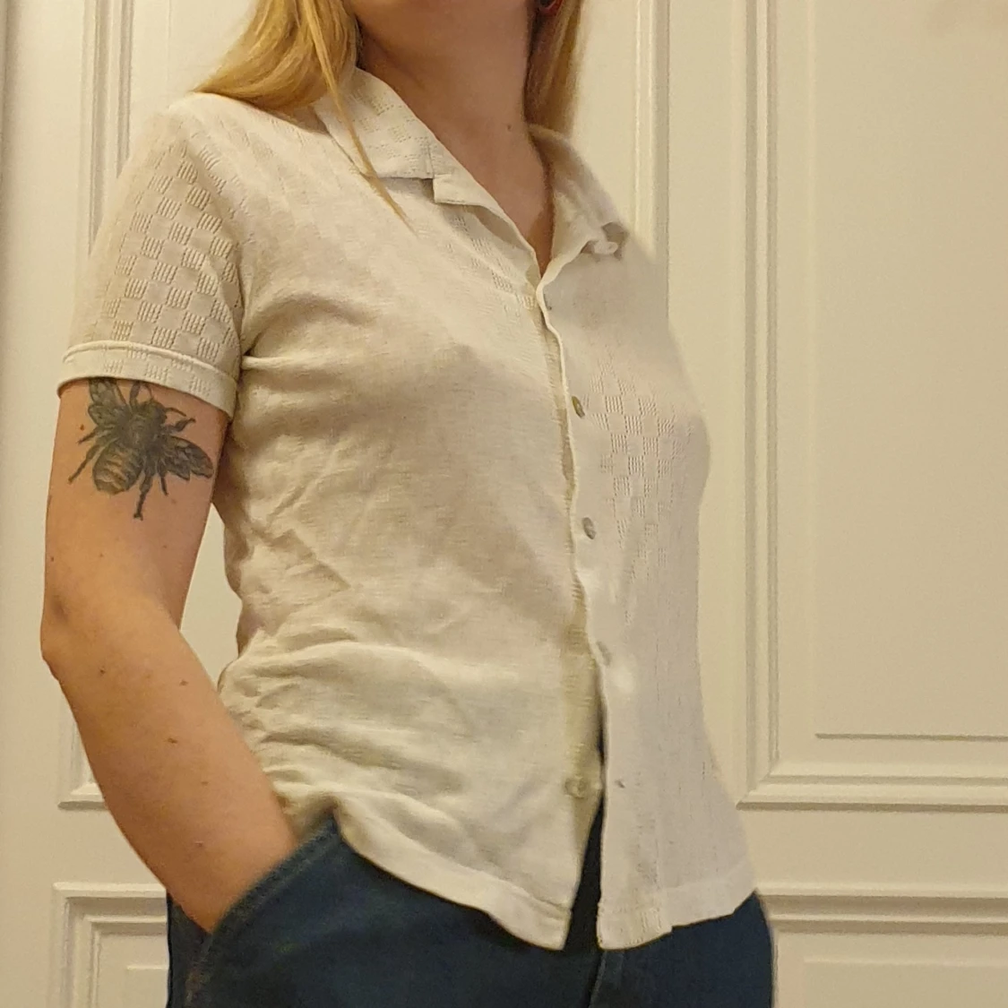 Fin topp med ihåligt mönster - 90
