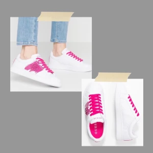 Guess Skor - Guess Skor i storlek 36. Stora i storleken så skulle säga att dom passar en 37/38a. Nypris 899kr 💗 Vårt pris 300kr + frakt. Endast använda 1 gång. 🛍👟