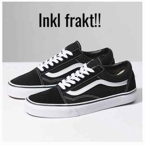 Vans skor i storlek 38/39 Använda typ 2 gånger  Fint skick  