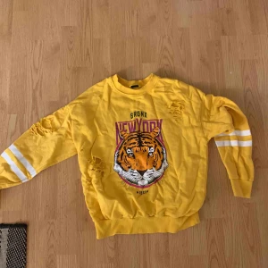  - En sweatshirt med håliga detaljer i storlek s, sälj för 50 kr + eventuell frakt