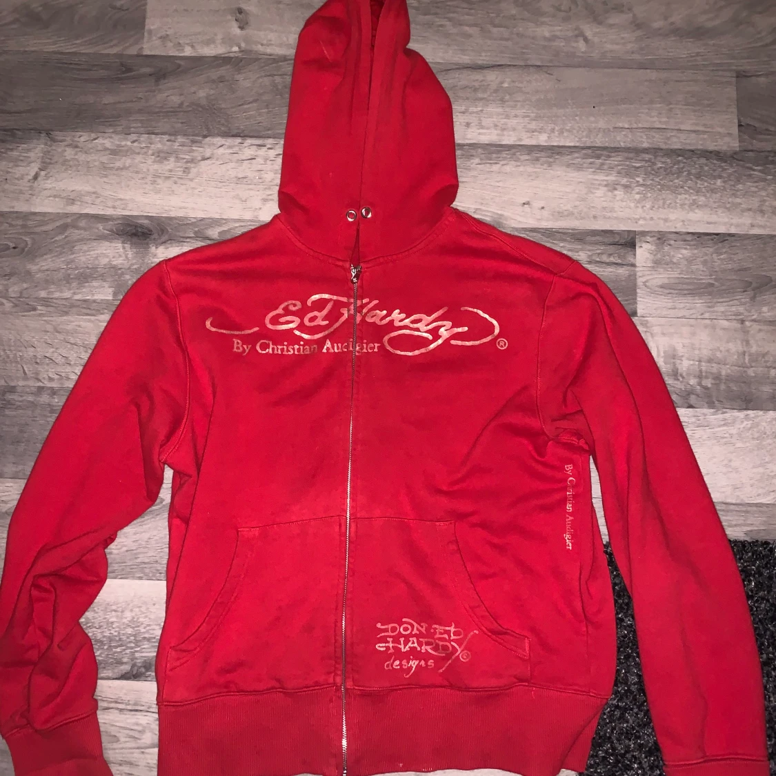 FEET Ed hardy hoodie zipper