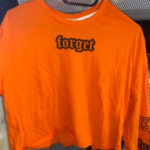 Tröja - Super snygg orange tröja som är ganska kort i modellen jag älskar den men den har blivit för kort på mig! Annars så blir den super snygg med ett par vanliga svarta jeans eller svarta byxor med hål i😍