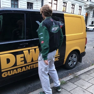 Vintage Racing Bomber Jacket - En favorit, i mycket bra skick, som tyvärr inte längre kommer till användning.