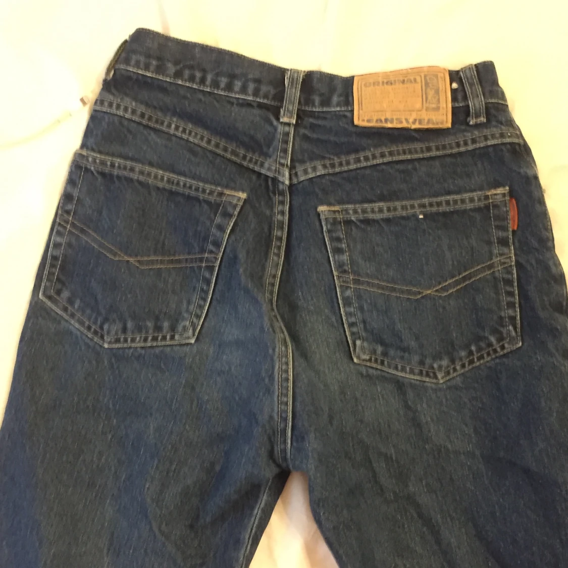 Långa jeans shorts - 90