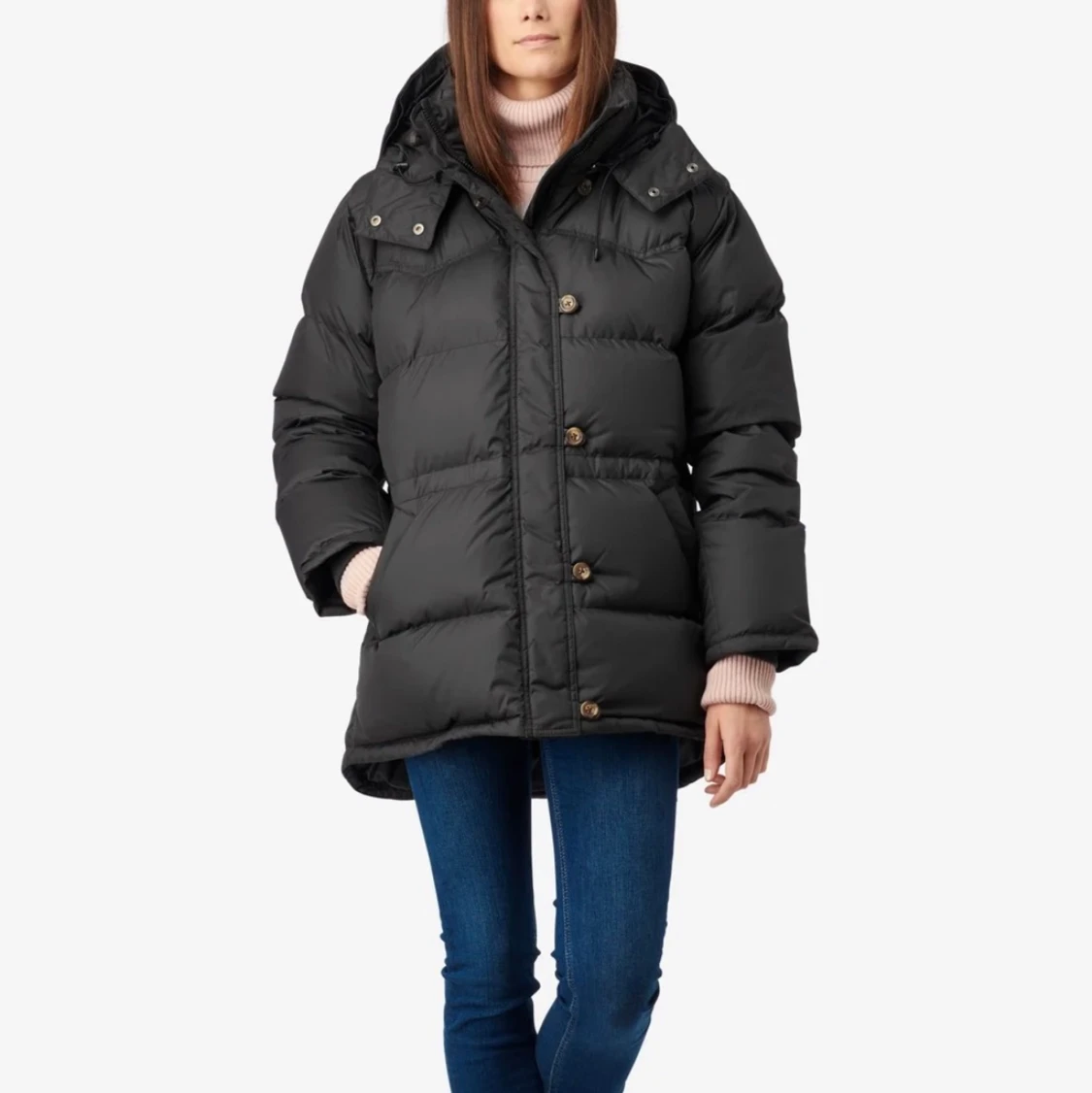 Svart boomerang jacka - 90