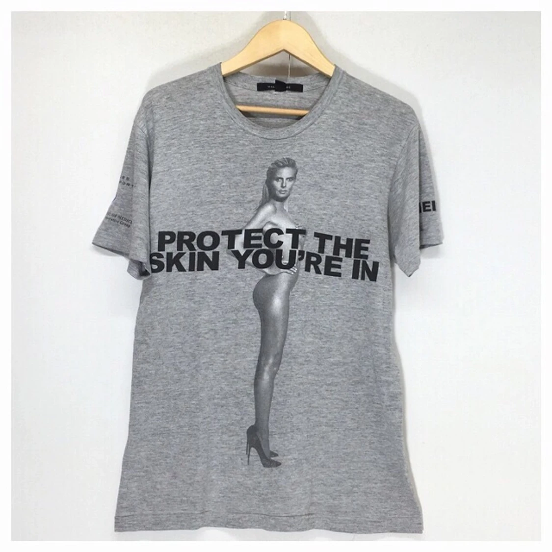 Marc Jacobs protect the skin your in tshirt