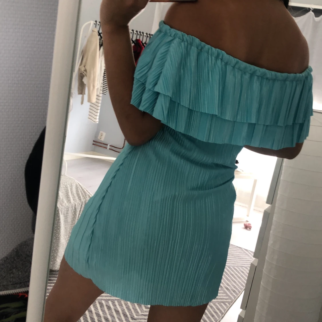 blå klänning  - 90