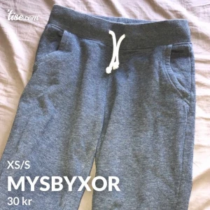 Blå mysbyxor - Riktigt mjuka och sköna mysbyxor💓