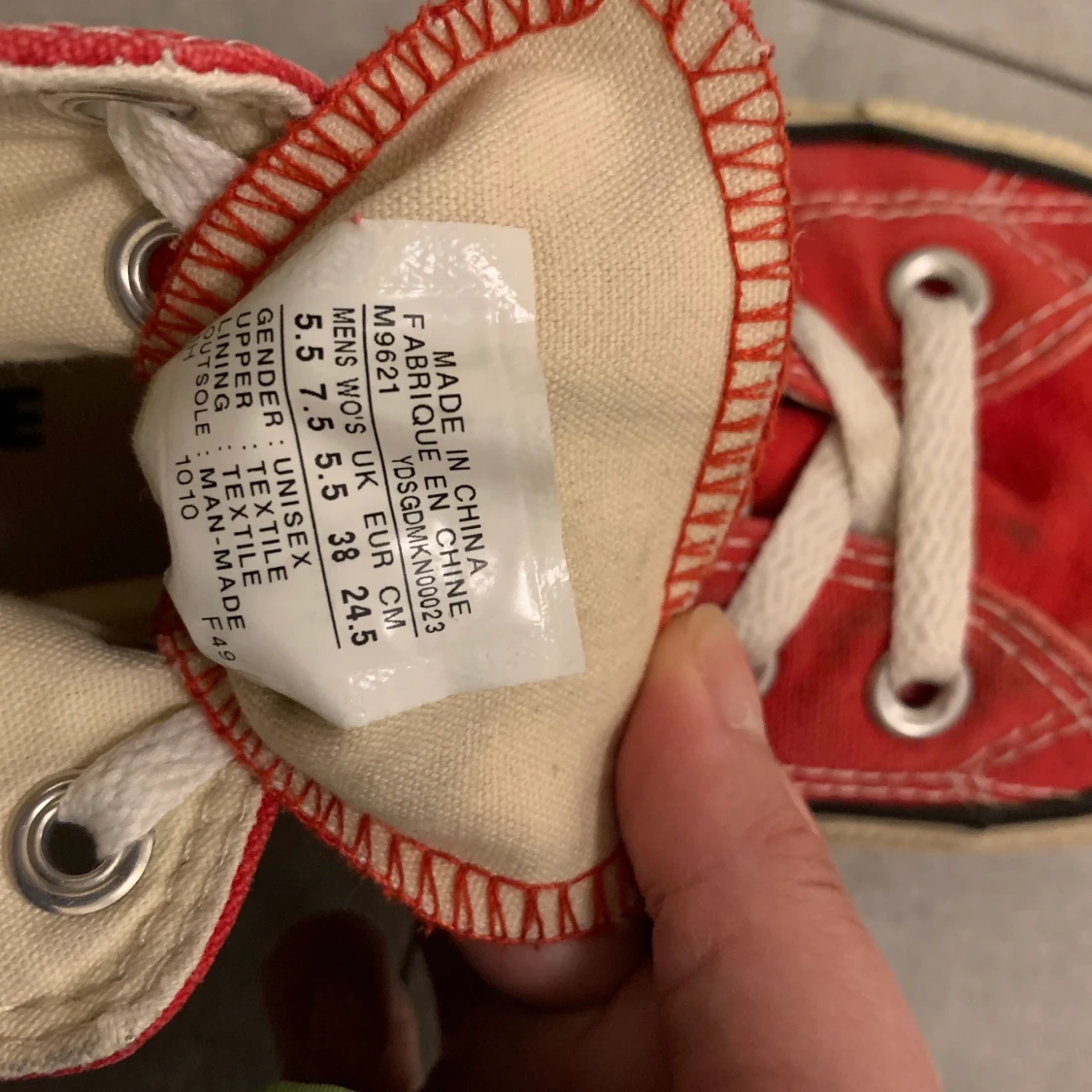 Converse röda strl 38 - 90