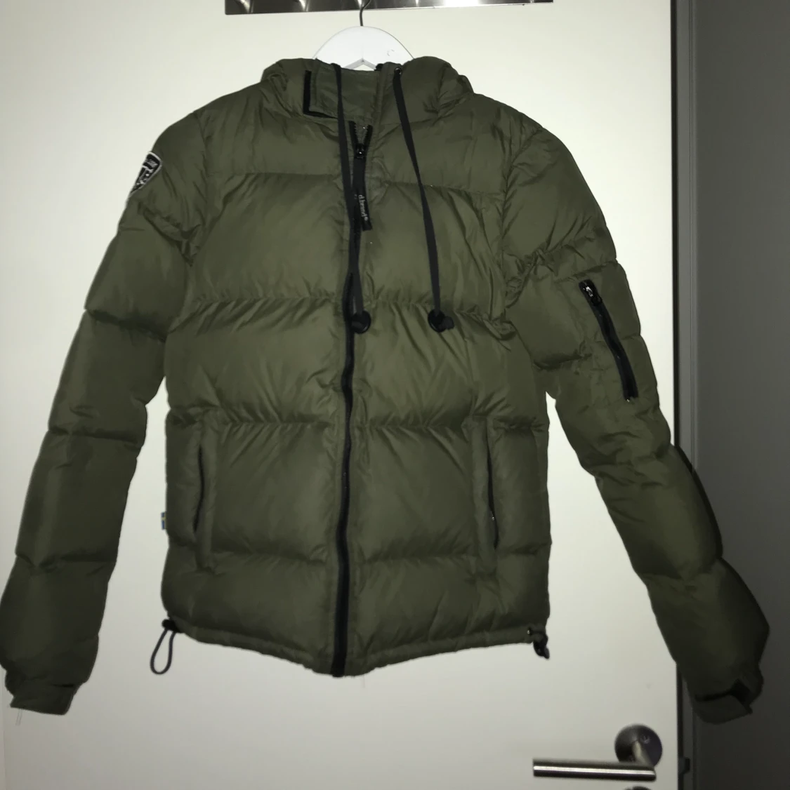 D brand jacka khaki grön XS