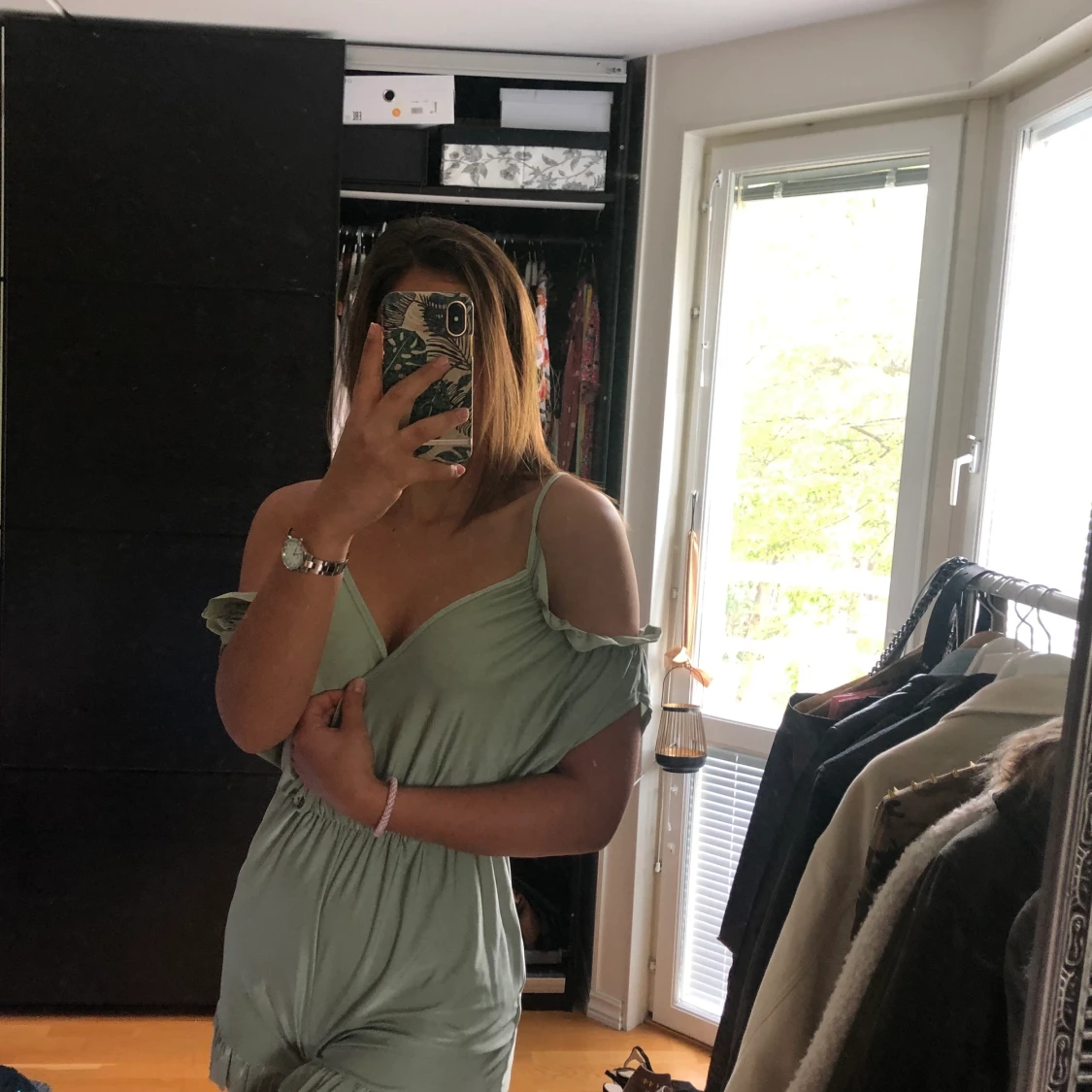 Mintgrön Playsuit  - 90