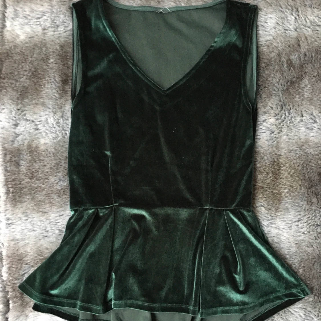 Grön sammetstopp - 91