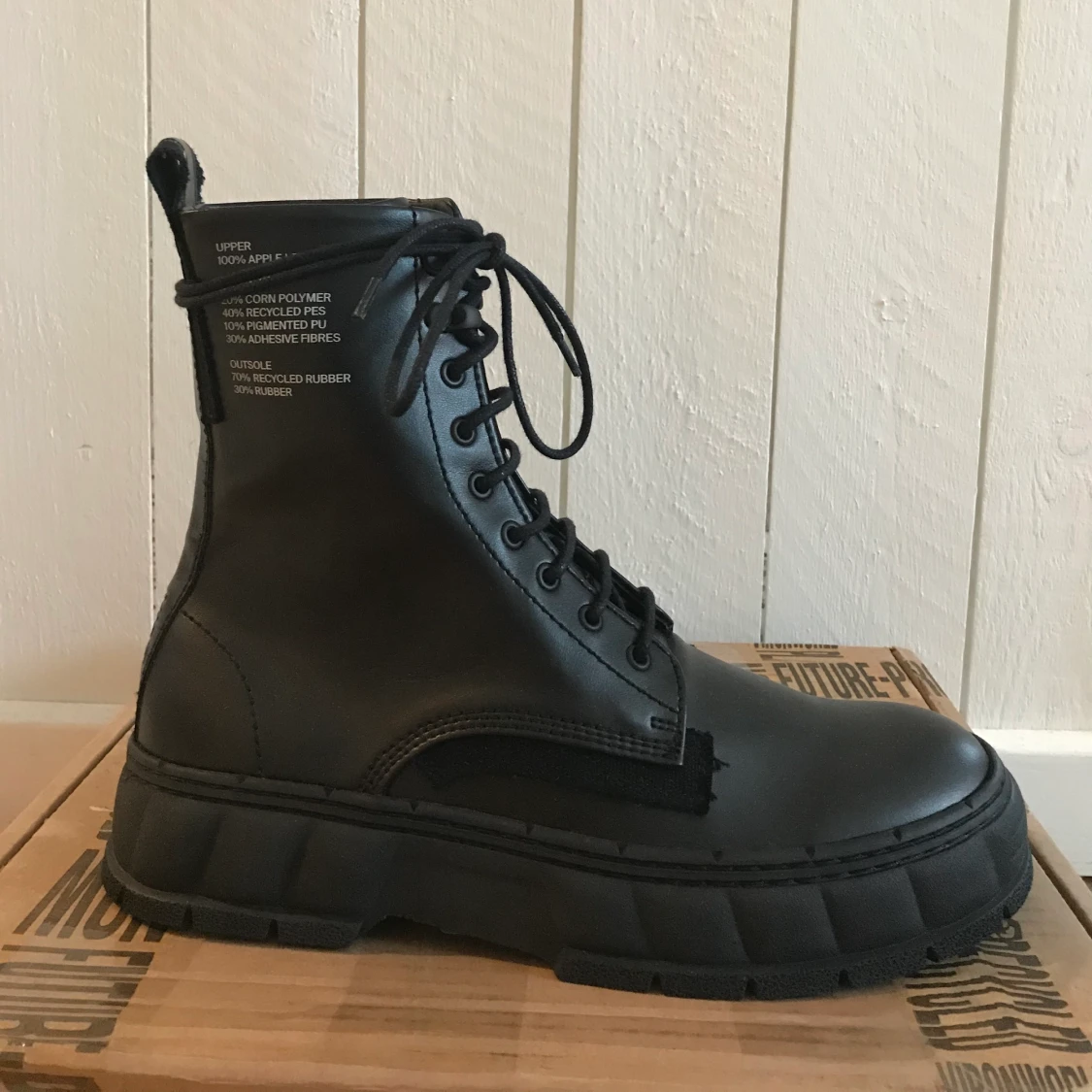 Vegan boots - viron 1992 black.