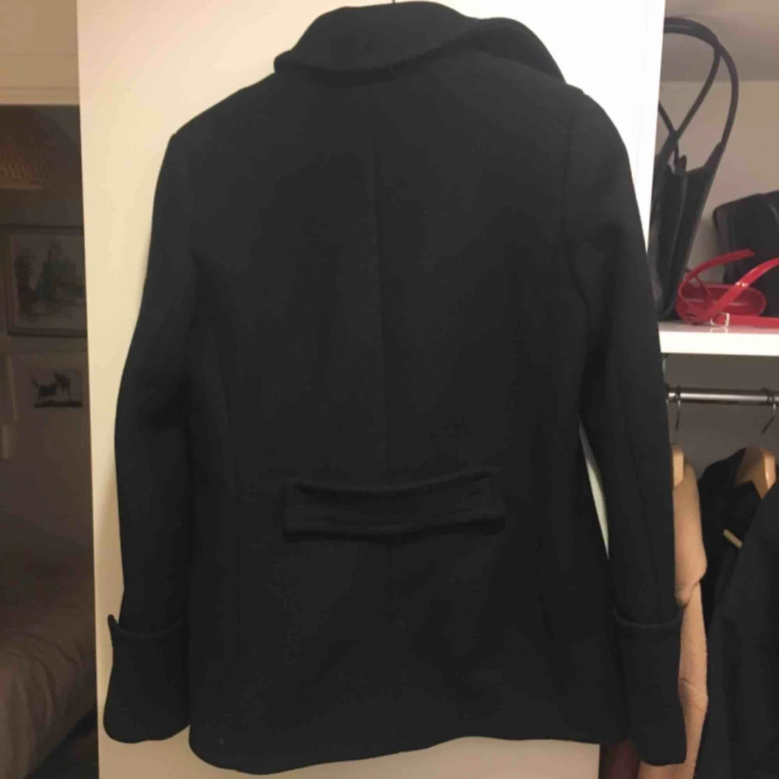 Kort kappa i ull - 91