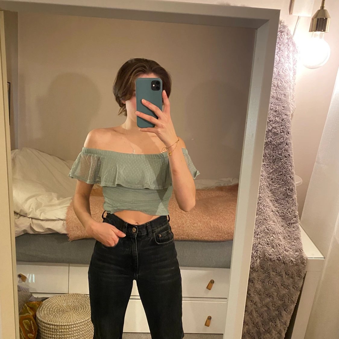 Snygg off shoulder topp 