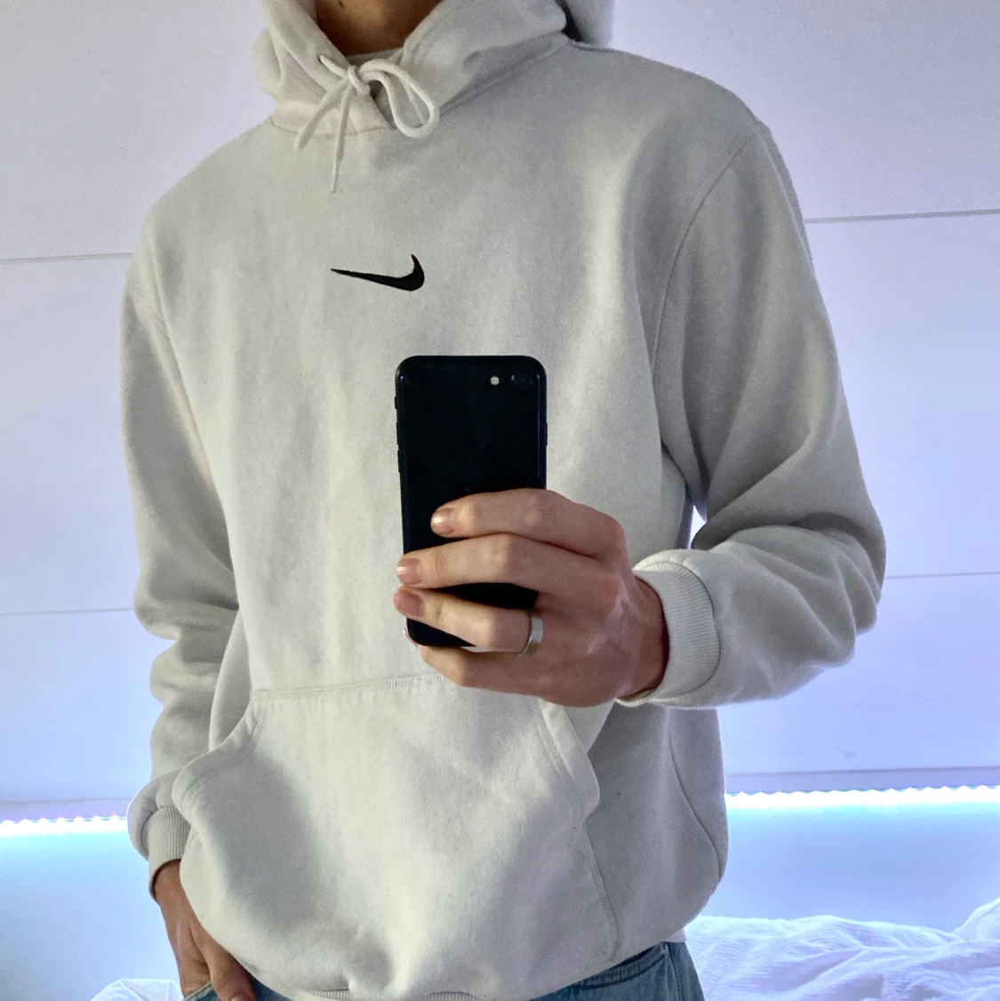 Custom nike hoodie strl M