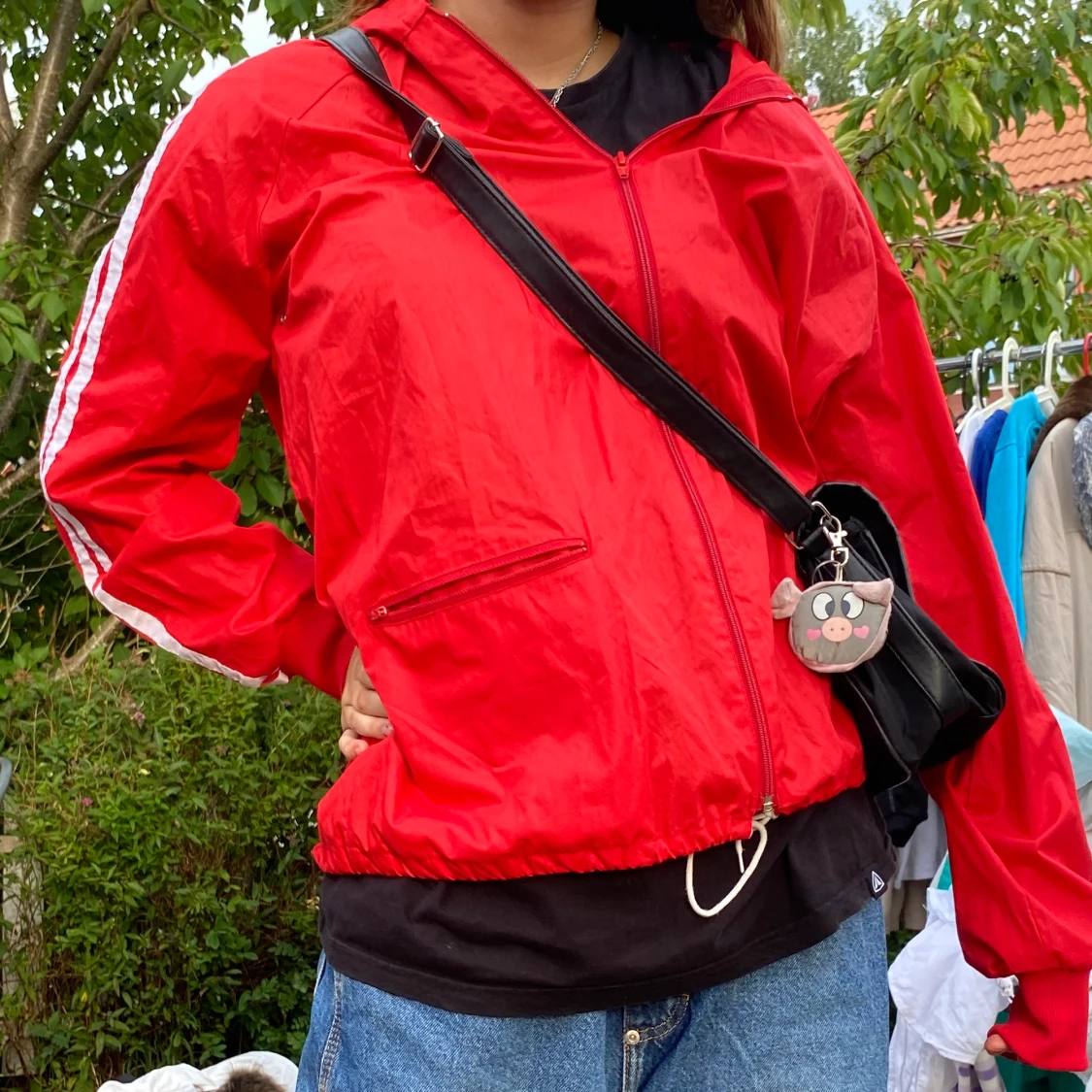 Röd jacka