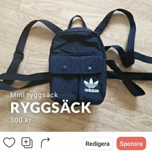 Adidas - Mini Adidas ryggsäck nyskick!