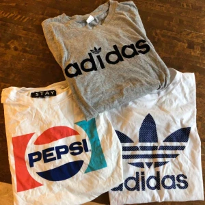 - Alla för 250:- eller 100:- styck. Fraktkostnad tillkommer. Adidaströjorna strl xs Pepsitröjan strl s