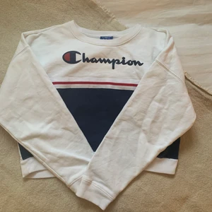 Champion sweatshirt - Cropped tröja från champion. Köpt för ca 2 år sen så söka nog inte längre, däremot använda max 5 ggr pga inte riktigt min stil. Skriv privat eller buda i kommentarerna