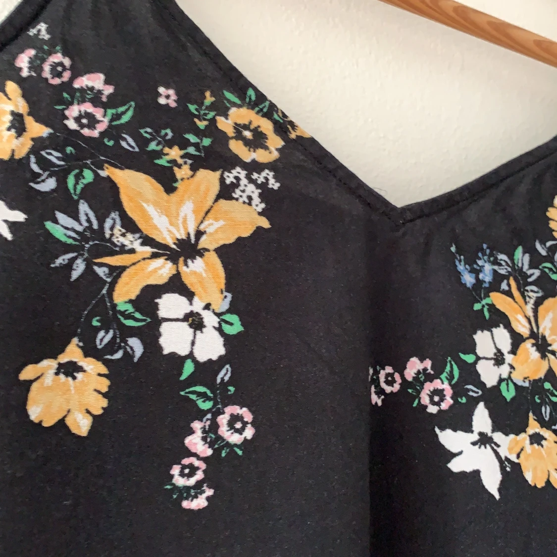 linne med blommigt mönster  - 91