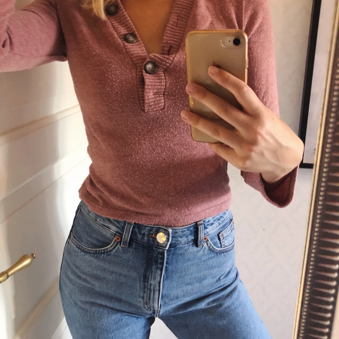 Gammalrosa tröja  - 90