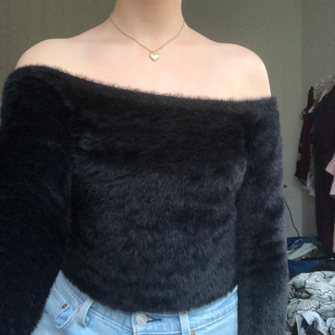 Off shoulder top från hm  - 90