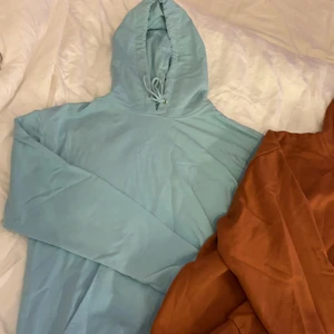 Snygga hoodies - Säljer båda mina hoodies, en är ljusblå (strl S) och andra är brun/rost färg(strl XS), aldrig använda, säljer dom för 100kr styck men om man vill köpa båda så kan man få dom båda för 150kr 