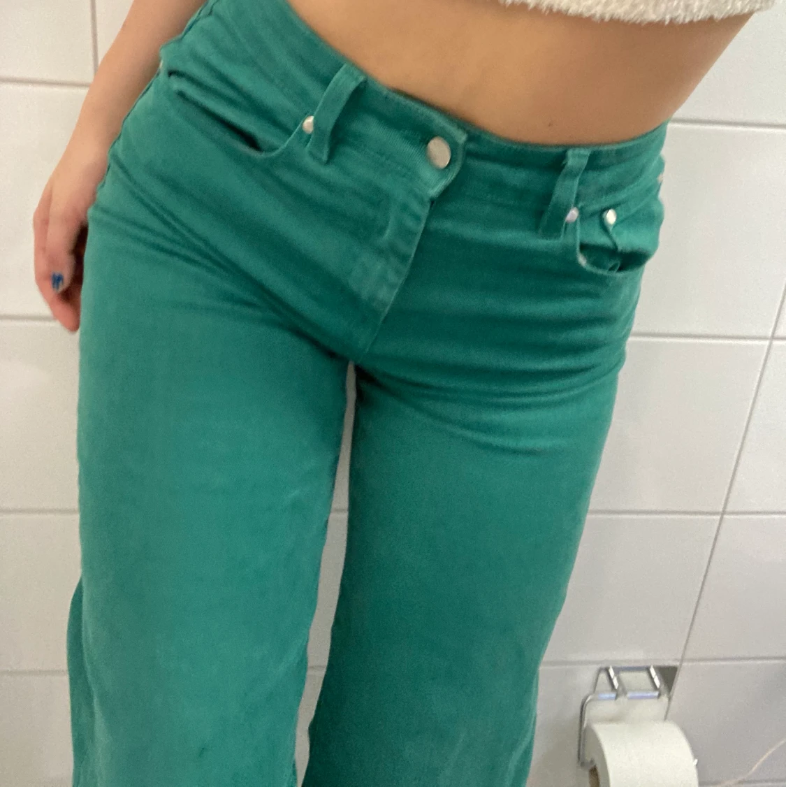 gröna reece byxor carlings - 91