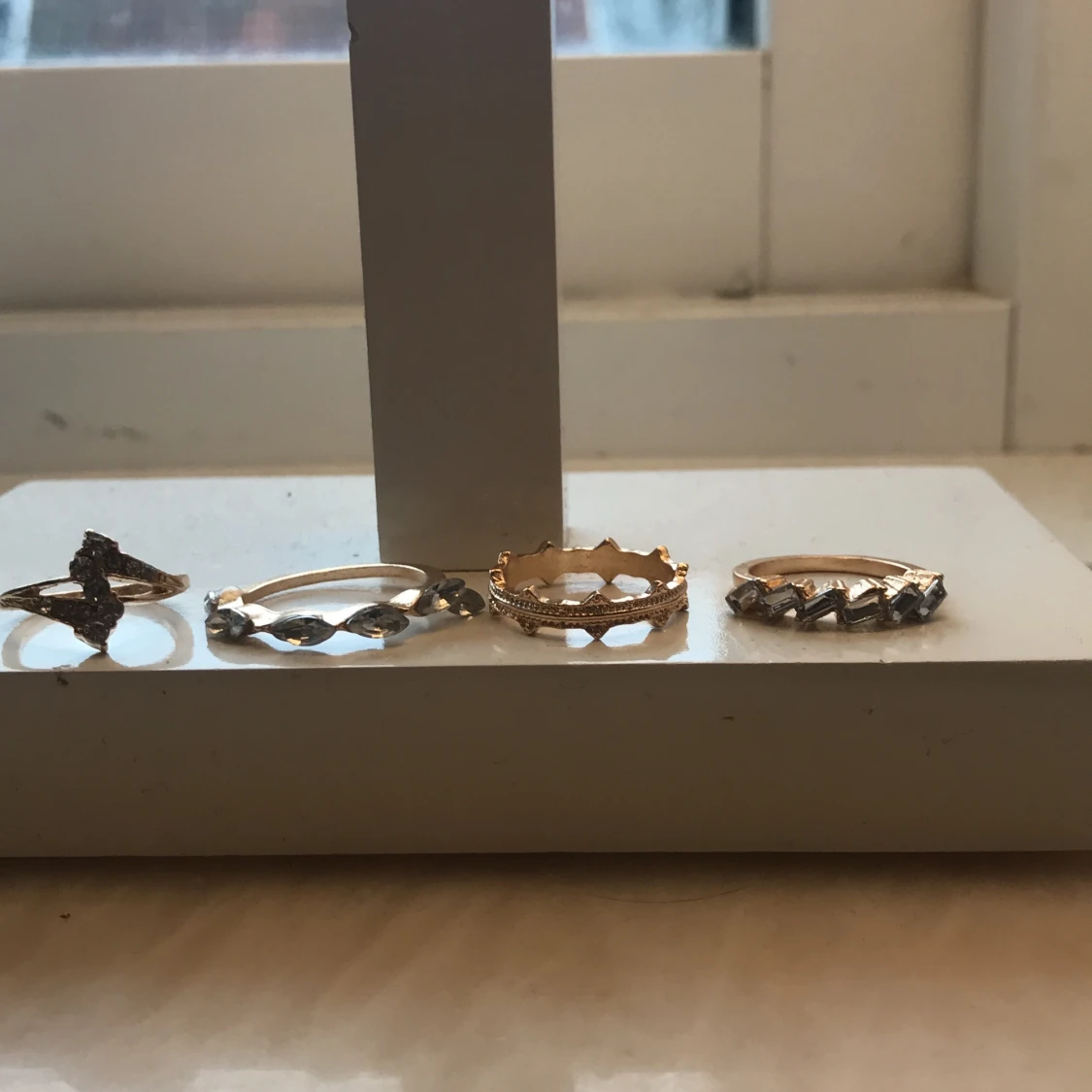 Ringar i olika storlekar 