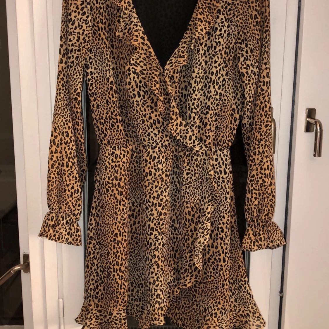 Leopardmönstrad klänning 