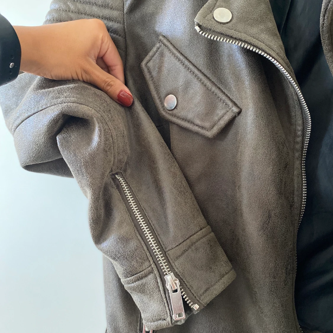 Snygg jacka i khaki - 91